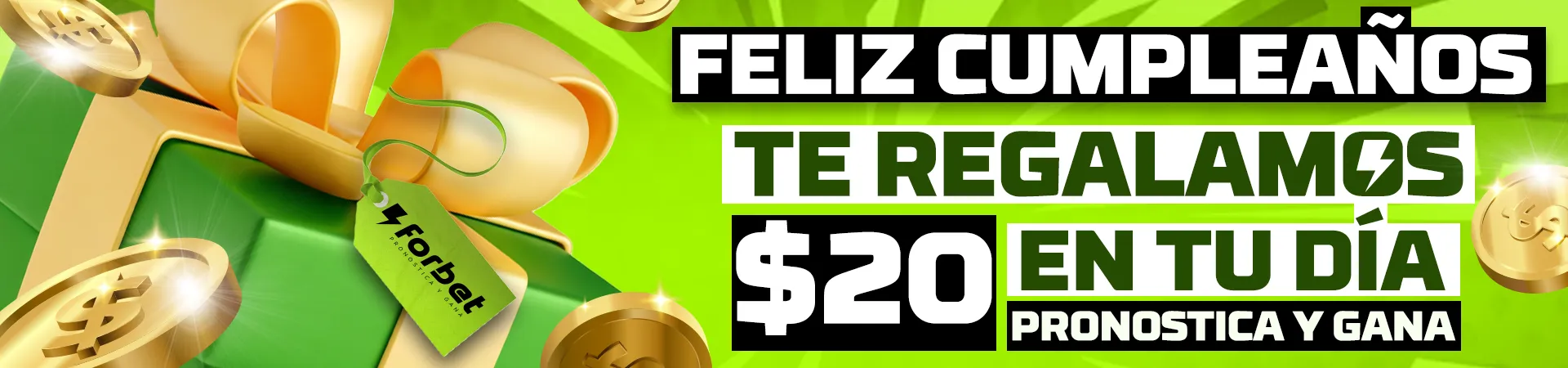 Feliz cumpleaños: te regalamos $20